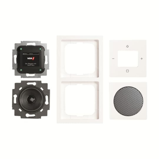 BuschRadio set Radio Bluetooth studio white  future linear