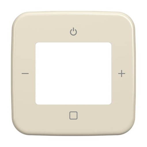 Cover plate with legend Busch-Radio white - Busch-Duro 2000 SI