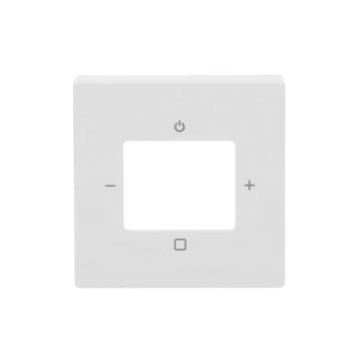 Cover plate with legend Busch-Radio studio white - Platform 63
