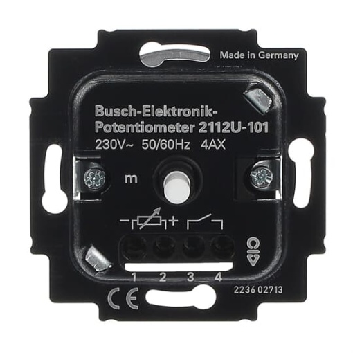 BuschRotaryDimmer Insert Turn button 230 V