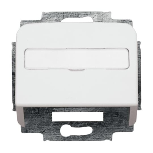 Cover plate with labelling field For data connection housing alpine white  Reflex SI