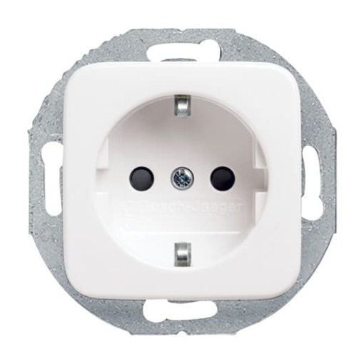 SCHUKO socket insert alpine white  - Reflex SI