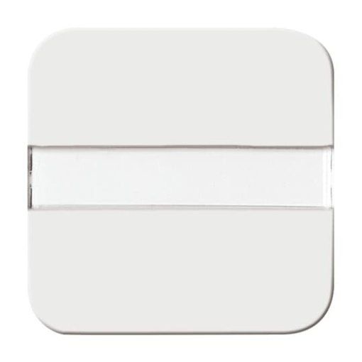 Rocker with labelling field Label space for Switchpush button, Single rocker alpine white - Reflex SI