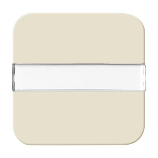 Rocker with labelling field for Switchpush button, Single rocker white - Busch-Duro 2000 SI