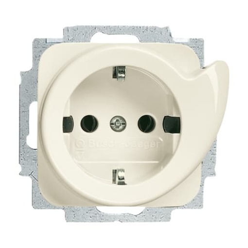 BuschServiceSocket SCHUKO socket insert white   BuschDuro 2000 SI