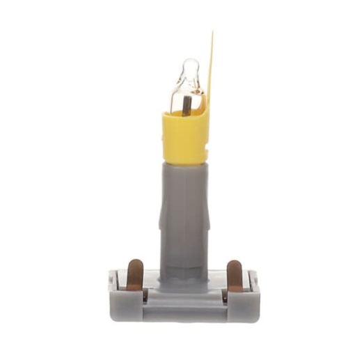 Illumination set Switchpush button Orange Neon lamp 230 V yellow