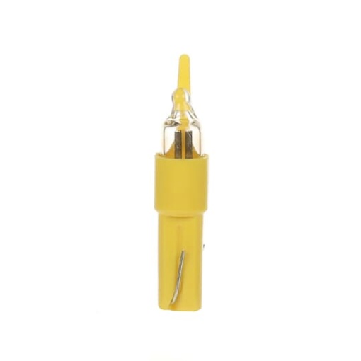 Illumination set Switchpush button Orange Neon lamp 230 V yellow