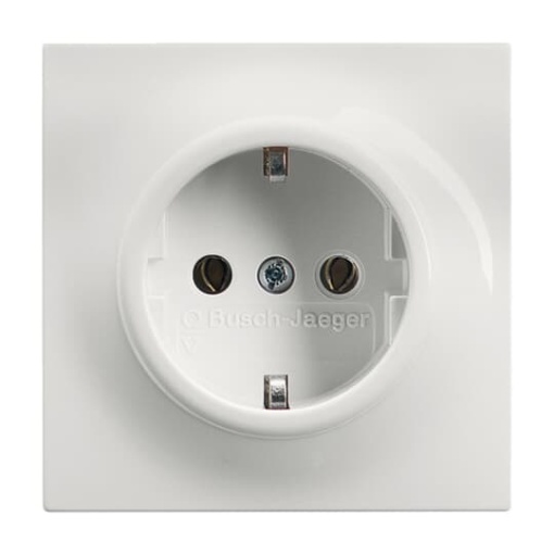 SCHUKO socket insert alpine white  - impuls