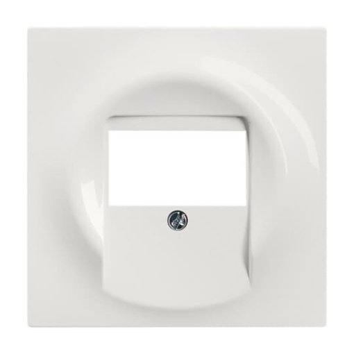 Cover plate TAE; UAE  TAE; USB  VGA  HDMI  loudspeaker 1 gang alpine white - impuls