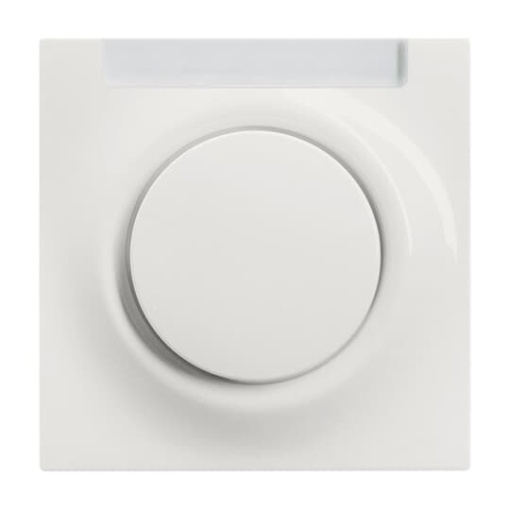 Cover plate with labelling field Label space for Switchpush button, Single push button alpine white - impuls