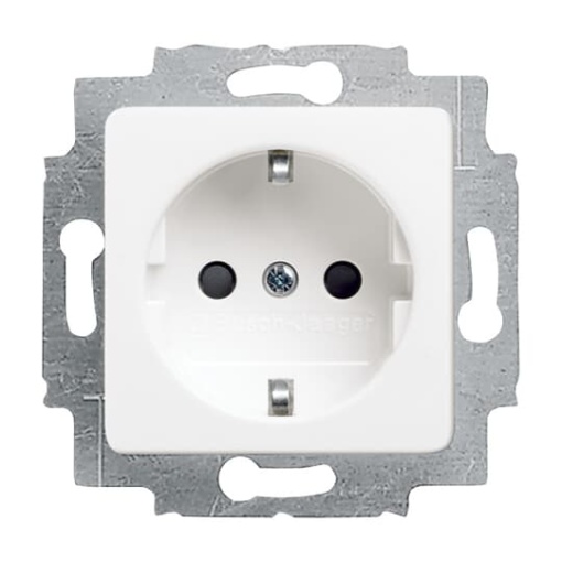 SCHUKO socket insert 50 x 50 mm alpine white  - Reflex SI