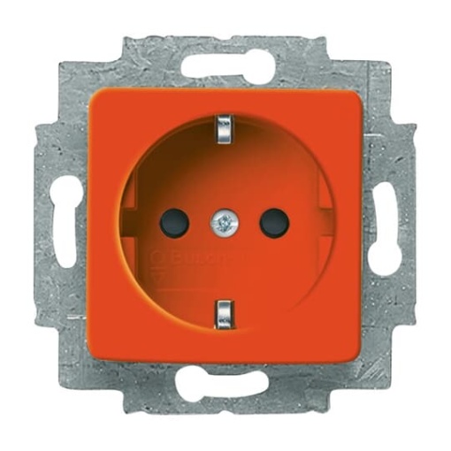 SCHUKO socket insert 50 x 50 mm orange  - Reflex SI