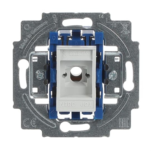 Card switch insert with legend 1pole push button 1 NO 10 A