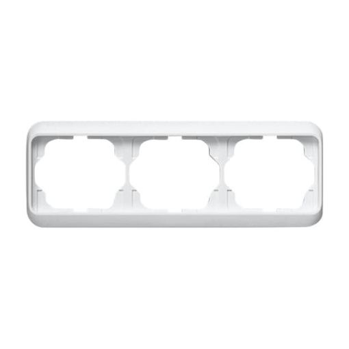 Cover frame 3gang studio white  alpha nea