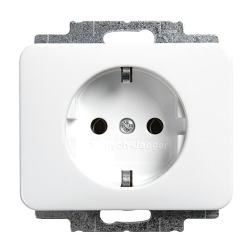 SCHUKO socket insert studio white  - alpha