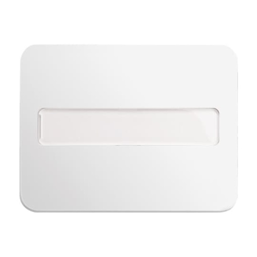 Rocker with labelling field Label space for Switchpush button, Single rocker studio white - alpha