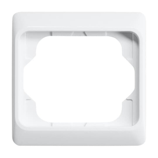 Cover frame 1gang studio white  alpha exclusive