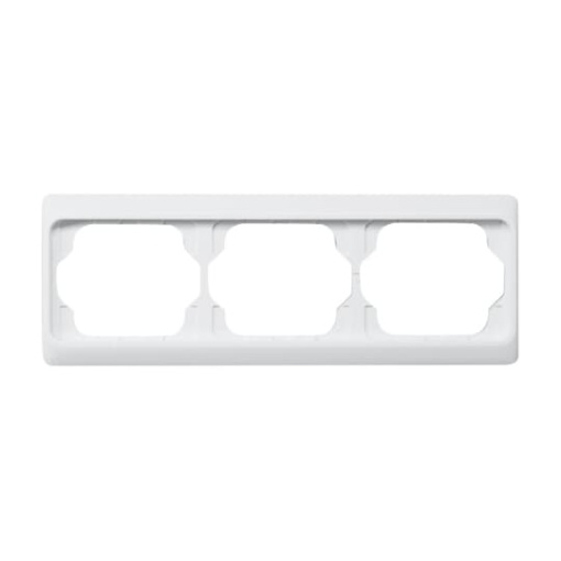 Cover frame 3gang studio white  alpha exclusive