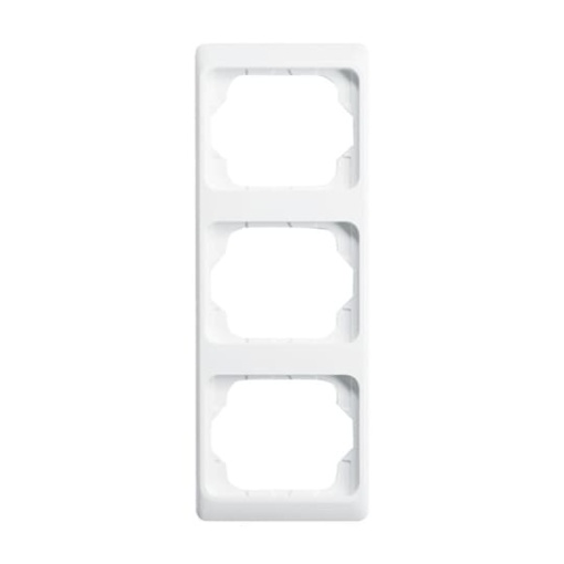 Cover frame 3gang studio white  alpha exclusive