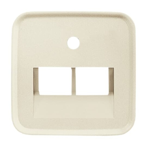 Cover plate UAEIAE ISDN 2 gang white  BuschDuro 2000 SI