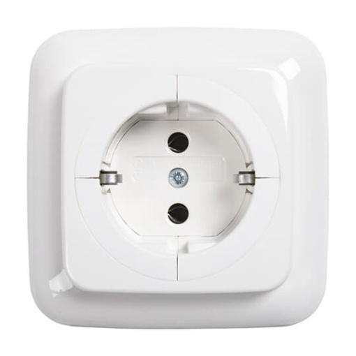 BuschObject socket outlet SCHUKO socket alpine white   Reflex SI