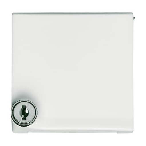 Intermediate Ring with Hinged Lid Cylinder Lock with different locking Cover plates Busch-Duro 2000 SI and Reflex SI alpine white - Allwetter 44 IP 44