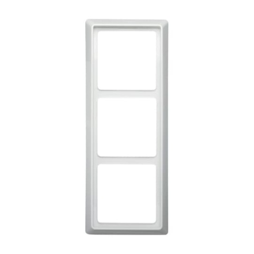 Cover frame 3gangs alpine white  Allwetter 44 IP 44