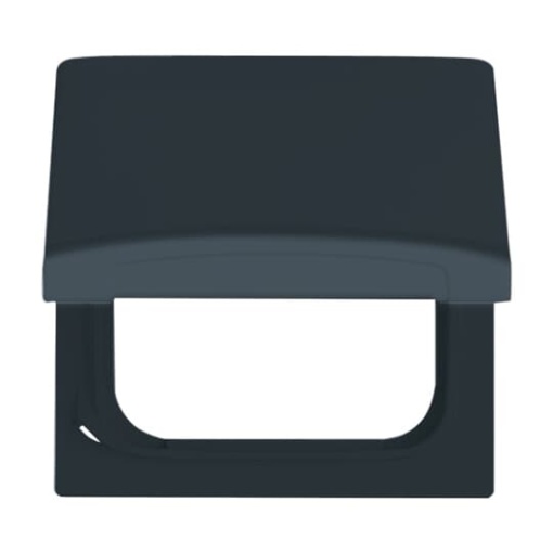 Intermediate Ring with Hinged Lid Cover plates Busch-Duro 2000 SI and Reflex SI anthracite - Allwetter 44 IP 44