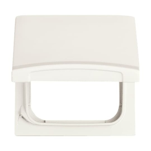 Intermediate Ring with Hinged Lid Cover plates Busch-Duro 2000 SI and Reflex SI white - Allwetter 44 IP 44