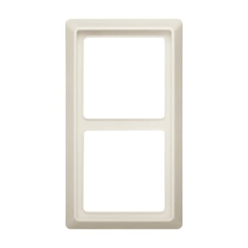 Cover frame 2gangs white  Allwetter 44 IP 44