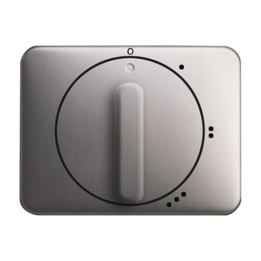 Cover plate with legend Symbol "0-1-2-3" for Level switch, Turn button platinum - alpha