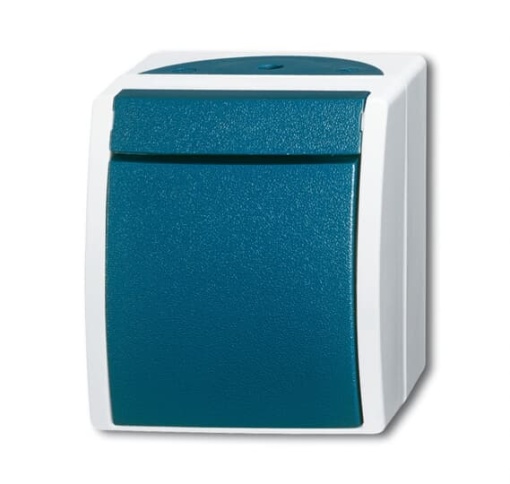 Switch 2pole switch grey  bluegreen  ocean