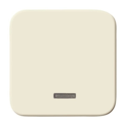Control Element for Switchdimmer Single push button with Neon lamp white - Busch-Duro 2000 SI