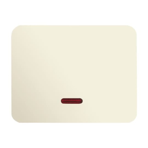 Control Element for Switchdimmer Single push button with Neon lamp ivory - alpha