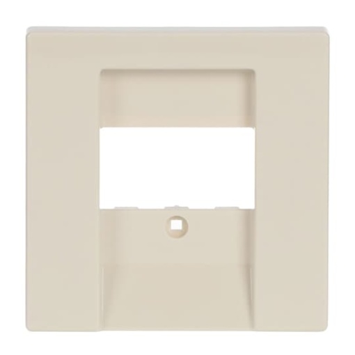 Cover plate TAE; UAE  TAE; USB  VGA  HDMI  loudspeaker 1 gang ivory white - Platform 63