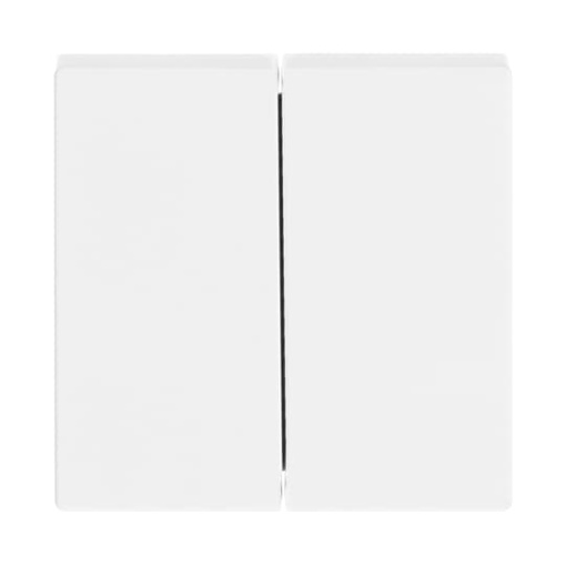 Rocker None for Switchpush button, Two-part rocker studio white - Platform 63