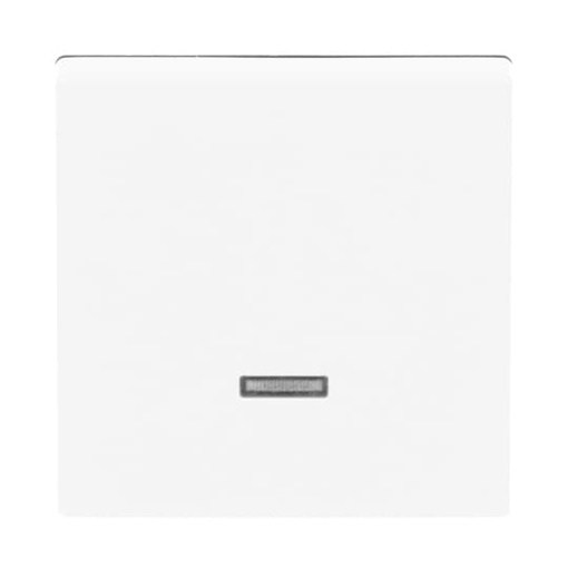 Control Element for Switchdimmer Single push button studio white - Platform 63