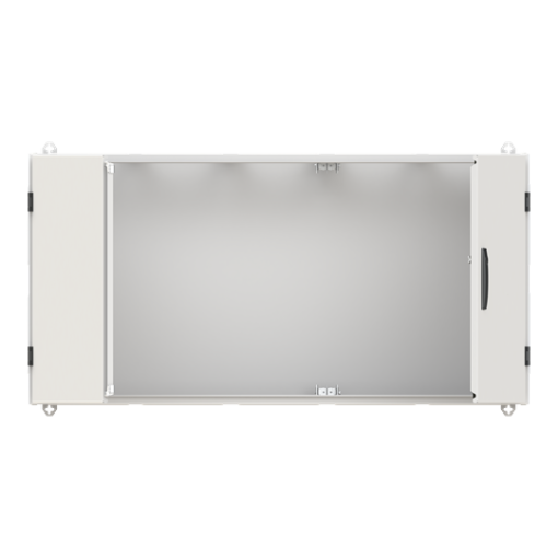Wallmounting cabinet Rows 4 650 mm x 1300 mm x 225 mm Grounded Class I IP55
