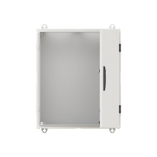 Wallmounting cabinet Rows 4 650 mm x 550 mm x 225 mm Isolated Class II IP55