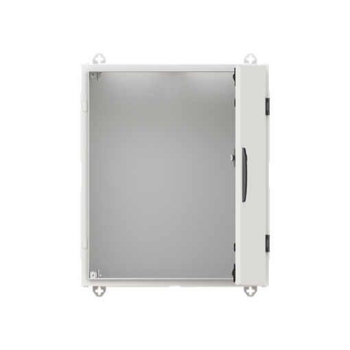 Wallmounting cabinet Rows 4 650 mm x 550 mm x 275 mm Grounded Class I IP55