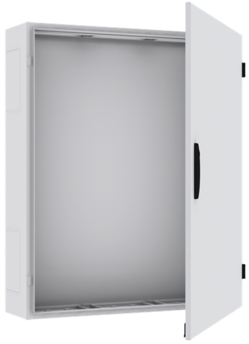 Wallmounting cabinet Rows 6 950 mm x 800 mm x 275 mm Grounded Class I IP55