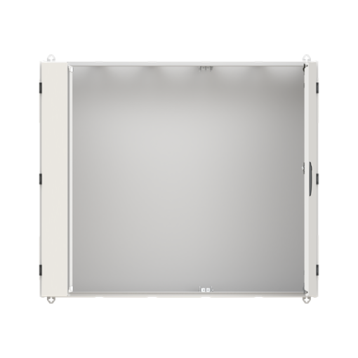 Wallmounting cabinet Rows 7 1100 mm x 1300 mm x 275 mm Grounded Class I IP55