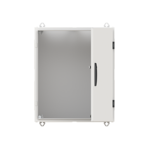 Wallmounting cabinet Rows 4 650 mm x 550 mm x 350 mm Grounded Class I IP55