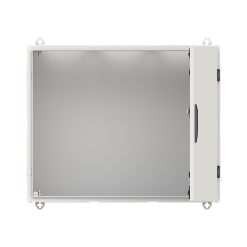 Wallmounting cabinet Rows 4 650 mm x 800 mm x 350 mm Grounded Class I IP55