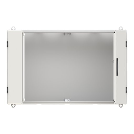 Wallmounting cabinet Rows 4 650 mm x 1050 mm x 350 mm Grounded Class I IP55