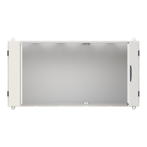 Wallmounting cabinet Rows 4 650 mm x 1300 mm x 350 mm Grounded Class I IP55