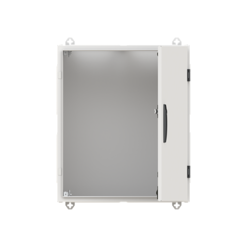 Wallmounting cabinet Rows 4 650 mm x 550 mm x 350 mm Isolated Class II IP55