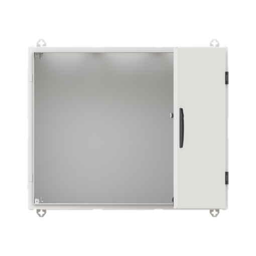 Wallmounting cabinet Rows 4 650 mm x 800 mm x 350 mm Isolated Class II IP55
