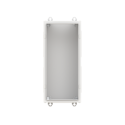 Wallmounting cabinet Rows 4 650 mm x 300 mm x 225 mm Grounded Class I IP30