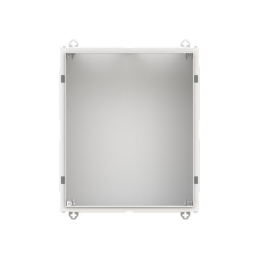 Wallmounting cabinet Rows 4 650 mm x 550 mm x 275 mm Grounded Class I IP30